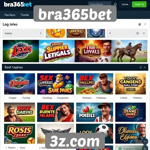 Análise da oferta de jogos no bra365bet