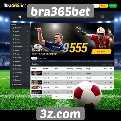Interface e usabilidade do site bra365bet
