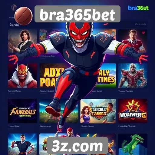 Variedade de jogos oferecidos pelo bra365bet